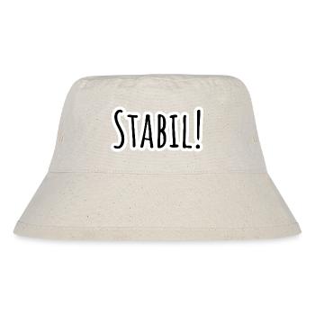 Un design solide ! Restez stable ! - Bob recyclé Stanley/Stella - blanc naturel - Devant
