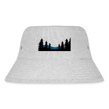 Forest Nature Ecology Nature conservation Trees Horizon - Stanley/Stella Recycled Bucket Hat - heather grey - Front