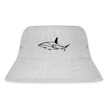Élégant drôle de requin d’eau profonde - Bob recyclé Stanley/Stella - gris chiné - Devant