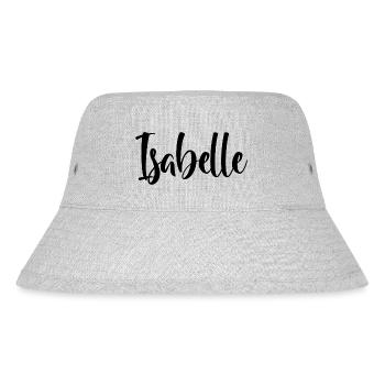 Name - Isabelle - Stanley/Stella Recycled Bucket Hat - heather grey - Front
