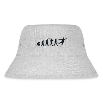 Darwin Evolution for Volleyballists 🏐 - Stanley/Stella Recycled Bucket Hat - heather grey - Front