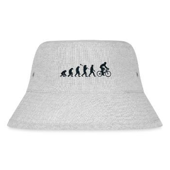 Darwin Evolution für Radfahrer 🚴 ♀️ - Stanley/Stella recycelter Bucket Hat - Grau meliert - Vorne