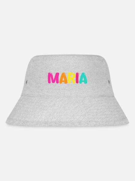 Name - Maria - Stanley/Stella recycelter Bucket Hat - Grau meliert