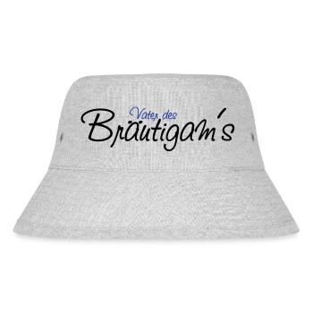 vater_des_braeutgams - Stanley/Stella recycelter Bucket Hat - Grau meliert - Vorne