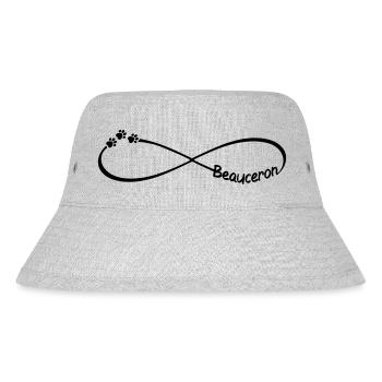 Beauceron Dog Infinity Symbol Dog Love - Stanley/Stella Recycled Bucket Hat - heather grey - Front