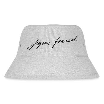 Sigmund Freud - Stanley/Stella recycelter Bucket Hat - Grau meliert - Vorne