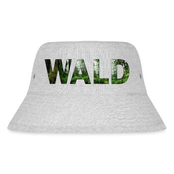 Natur | Wald - Stanley/Stella recycelter Bucket Hat - Grau meliert - Vorne