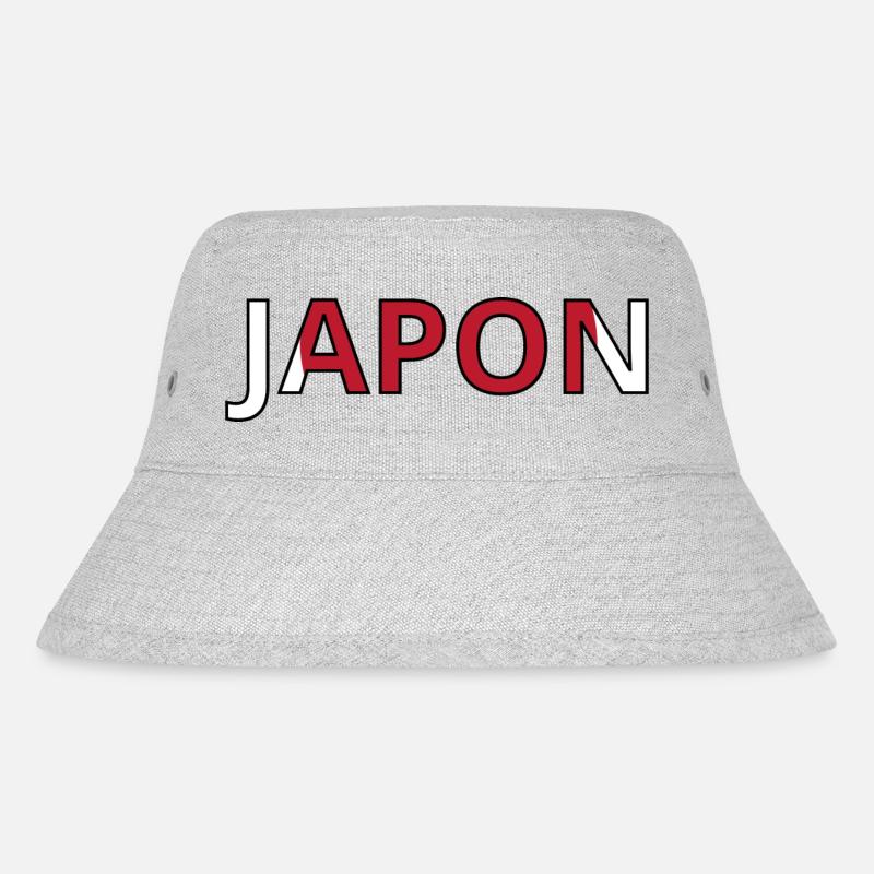 Drapeau Japon - Bob recyclé Stanley/Stella - gris chiné
