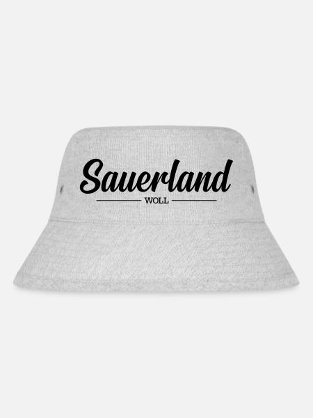 Sauerland Edition - Heimat - Stanley/Stella recycelter Bucket Hat - Grau meliert