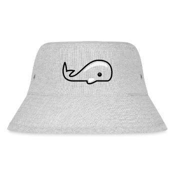 whale58 - Stanley/Stella Recycled Bucket Hat - heather grey - Front