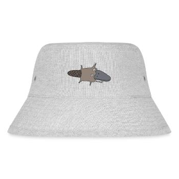 Platypus 1 - Stanley/Stella Recycled Bucket Hat - heather grey - Front