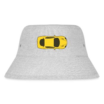 dragster racer automotive car racing car5 - Stanley/Stella Recycled Bucket Hat - heather grey - Front