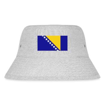 Bosnien-Herzegowina - Stanley/Stella recycelter Bucket Hat - Grau meliert - Vorne