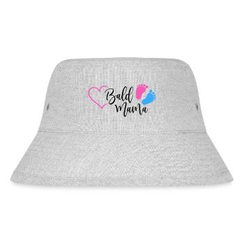 Bald Mama Baby Schwangerschaft Geburt Herz Mutter - Stanley/Stella recycelter Bucket Hat - Grau meliert - Vorne