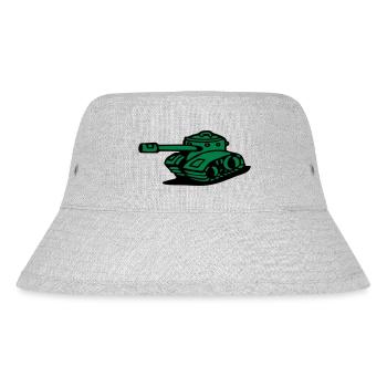 gepanzerter panzer armee militärischer kampfpanzer - Stanley/Stella recycelter Bucket Hat - Grau meliert - Vorne