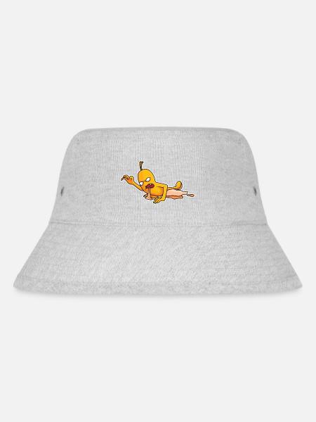 Zombie-Banane - Stanley/Stella recycelter Bucket Hat - Grau meliert