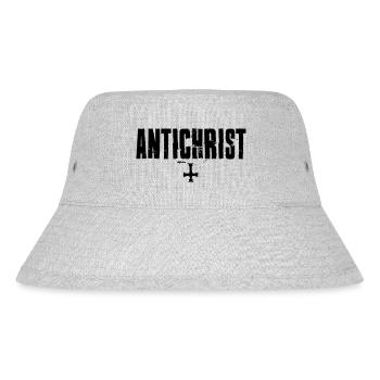 Antichrist Lucifer 666 - Stanley/Stella recycelter Bucket Hat - Grau meliert - Vorne