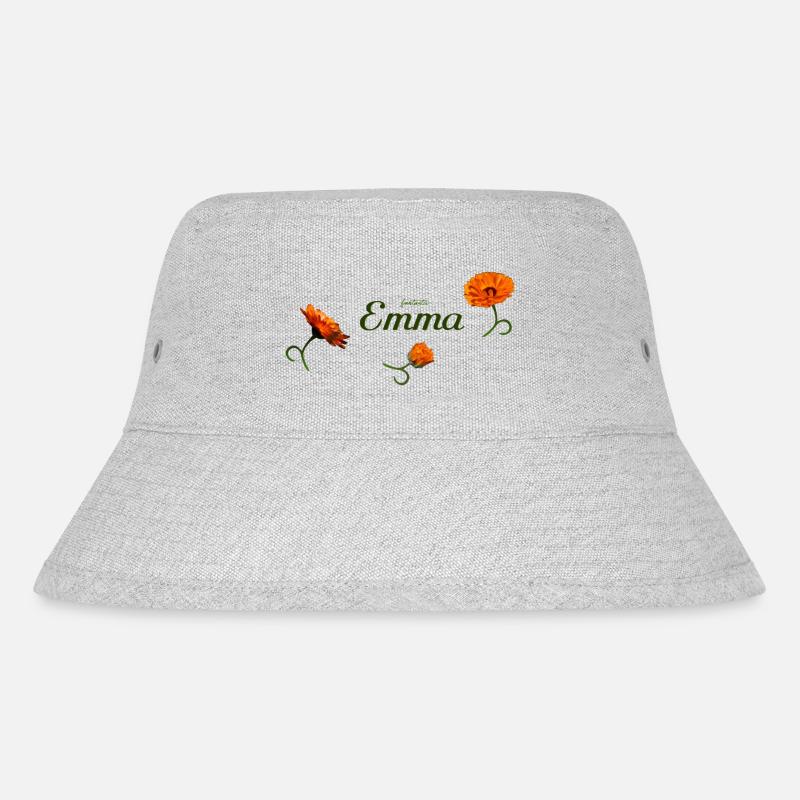 Emma Geburtstag Emma - Stanley/Stella recycelter Bucket Hat - Grau meliert