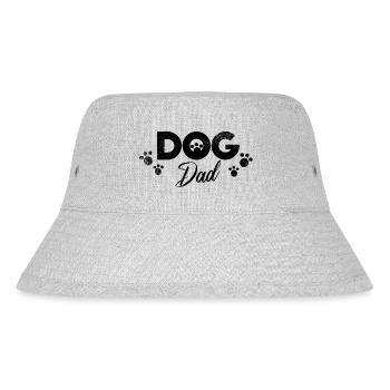 Dog Dad - Design amusant de papa fan de chiens - Bob recyclé Stanley/Stella - gris chiné - Devant