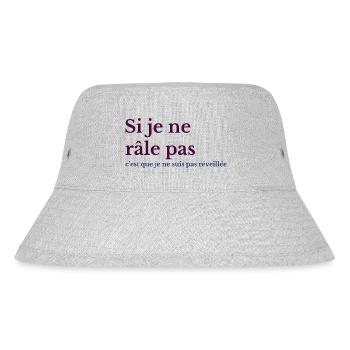 adorable râleuse chiante cadeau drôle femme chiant - Bob recyclé Stanley/Stella - gris chiné - Devant