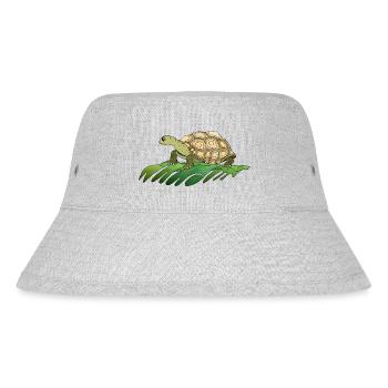 Tortoise - Stanley/Stella Recycled Bucket Hat - heather grey - Front