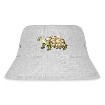 Tortoise - Stanley/Stella Recycled Bucket Hat - heather grey - Front