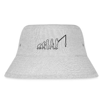 Fishing Fishing Hooks Fishing Anglers - Stanley/Stella Recycled Bucket Hat - heather grey - Front