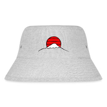 Fuji HiNoMaru - Stanley/Stella Recycled Bucket Hat - heather grey - Front