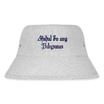 Ich liebe die Philippinen in Filipino Sprache - Stanley/Stella recycelter Bucket Hat - Grau meliert - Vorne