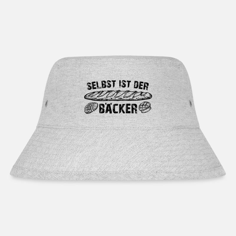 Selbst ist der Bäcker - Brot backen - Stanley/Stella recycelter Bucket Hat - Grau meliert