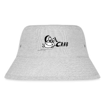 Cool Crab Coole Krabbe baby lustiges Bild funny - Stanley/Stella recycelter Bucket Hat - Grau meliert - Vorne