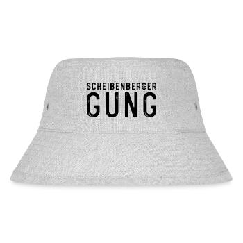 Scheibenberger Gung - Stanley/Stella recycelter Bucket Hat - Grau meliert - Vorne