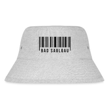 Schwabe Strichcode Bad Saulgau - Stanley/Stella recycelter Bucket Hat - Grau meliert - Vorne