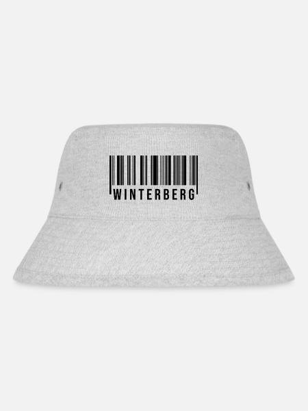 Winterberg Westerwald - Stanley/Stella recycelter Bucket Hat - Grau meliert