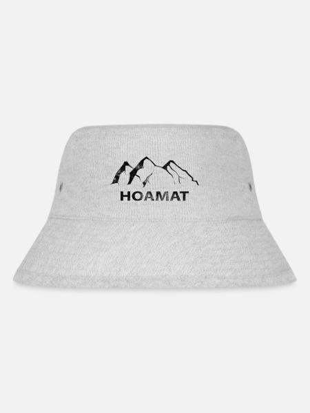 Hoamat - (3) - Stanley/Stella recycelter Bucket Hat - Grau meliert