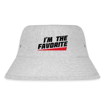 I'm The Favorite - Funny Gift - Stanley/Stella Recycled Bucket Hat - heather grey - Front