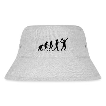 Tennis - Stanley/Stella recycelter Bucket Hat - Grau meliert - Vorne