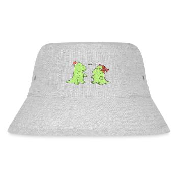 Petits dinosaures - I rawr u - Bob recyclé Stanley/Stella - gris chiné - Devant