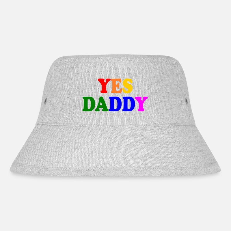 Yes daddy - Stanley/Stella Recycled Bucket Hat - heather grey