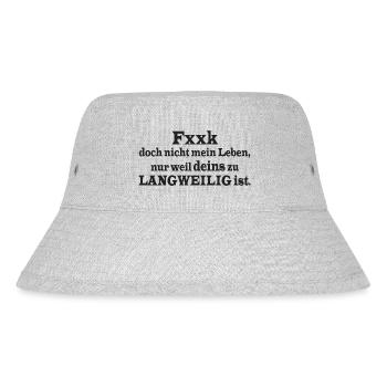 Fxxk doesn't - Stanley/Stella Recycled Bucket Hat - heather grey - Front