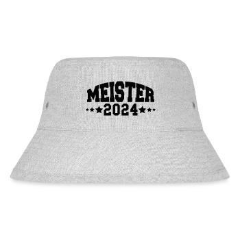 Meister 2024 - Stanley/Stella recycelter Bucket Hat - Grau meliert - Vorne