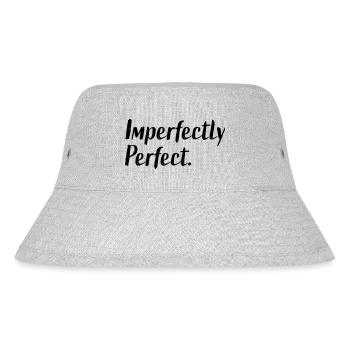 Imperfectly Perfect - Stanley/Stella Recycled Bucket Hat - heather grey - Front