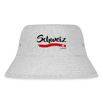 Switzerland-Design Merchandise by Pioswelt - Stanley/Stella Recycled Bucket Hat - heather grey - Front
