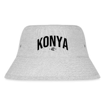 Konya 42 Turkey Turkiye Gift Holiday TR Türk - Stanley/Stella Recycled Bucket Hat - heather grey - Front