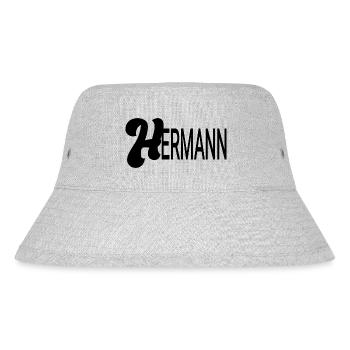 Hermann - Stanley/Stella recycelter Bucket Hat - Grau meliert - Vorne