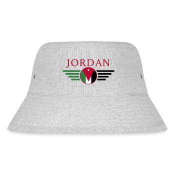 J’aime Jordan, T-shirt Style Design - Bob recyclé Stanley/Stella - gris chiné - Devant