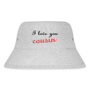 i love you cousin - Bob recyclé Stanley/Stella - gris chiné - Devant