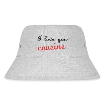 I love you cousine - Bob recyclé Stanley/Stella - gris chiné - Devant