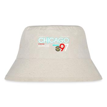 Chicago Sport City Typography Design - Stanley/Stella Recycled Bucket Hat - natural - Front