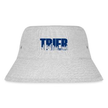 Trier - Skyline - Schrift - Mosel Rheinland-Pfalz - Stanley/Stella recycelter Bucket Hat - Grau meliert - Vorne